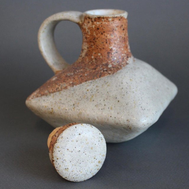 Vintage Italian Ceramic Bottle by Bruno Gambone, 1980s For Sale - Image 7 of 12