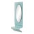 Wall Mirror With Console in Blue Glass, Italy, Mid-20th Century For Sale