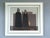 SILENT COMPANIONS Size: 21.7 x 24.8 inches (including frame) Oil on canvas A quiet arresting mid-century modernist...