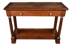 Mid-19th Century Empire Style Cherrywood Console Table