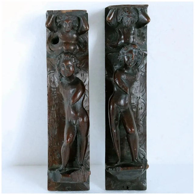 STYLE Baroque PERIOD Late 17th century DATE Circa 1690 DIMENSIONS (2) Width 2 Depth 2 Height 9.75 inches