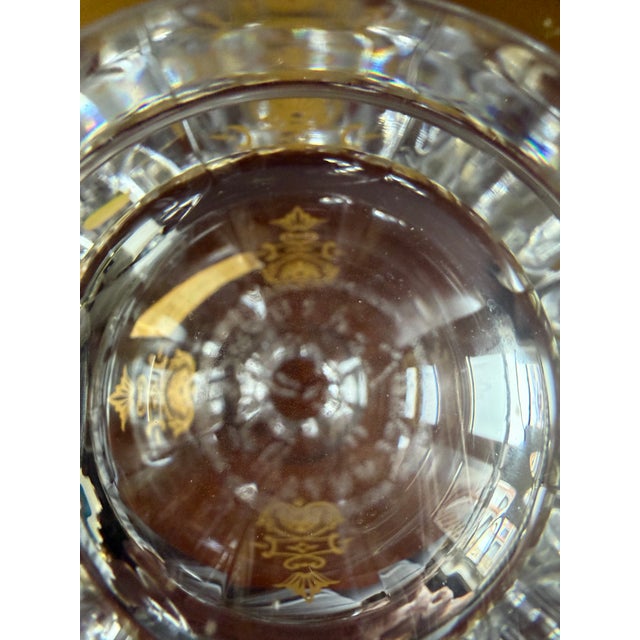 Glass Baccarat Crystal Malmaison Empire Perfume Bottle. Never Used With Original Sticker Attached. For Sale - Image 7 of 7
