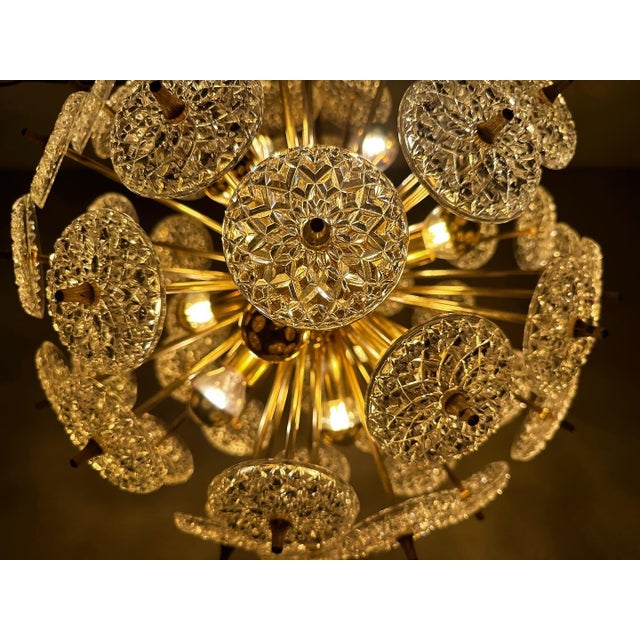 Mid-Century Modern Vintage Sputnik Lamp from Val St Lambert, 1970s For Sale - Image 3 of 12