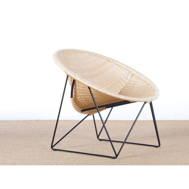 C317 Lounge Chair attributed to Yuzuru Yamakawa, 1960s For Sale - Image 4 of 12