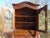 Brown Louis XV Style Display Cabinet with Secretary and Drawers in Walnut, 1960s For Sale - Image 8 of 18