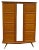 Vintage Wardrobe in the Style of André Arbus, 1960s For Sale