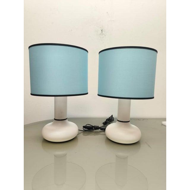 Mid-Century Modern Vintage Tris Snow Table Lamp, 1970s, Set of 3 For Sale - Image 3 of 18