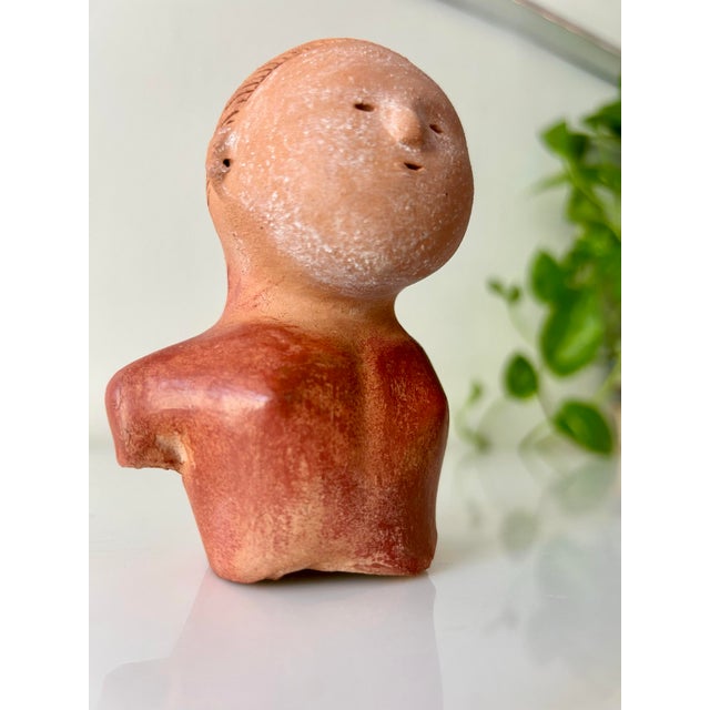 Handmade Clay Figurative Sculpture by Marty For Sale In Miami - Image 6 of 11