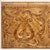 Musical Motif Gilt Metal Architectural Element Panel, with repousse decoration of lyres. 24.75" H x 50" W x 1.75" D....