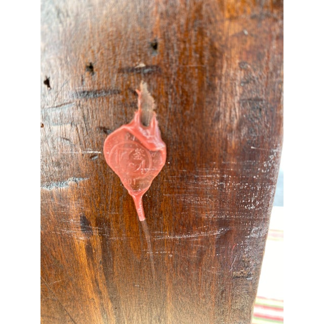 Vintage Chinoiserie Polychrome Paint Decorated Sideboard, Circa 1950s For Sale - Image 9 of 13