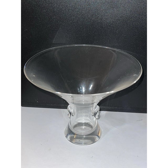 Mid 20th Century Mid-Century Steuben Glass Bouquet “Thumbprint” Vase by George Thompson For Sale - Image 5 of 7