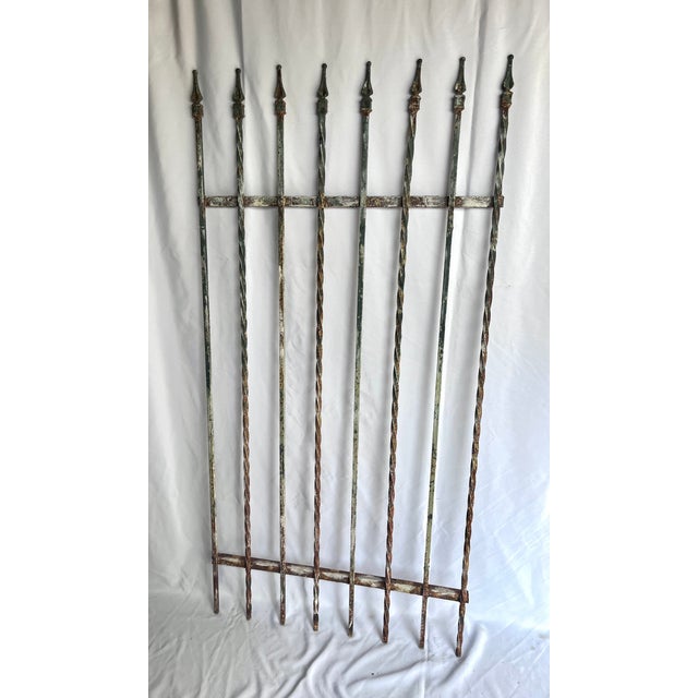 Vintage Wrought Iron Gate For Sale - Image 13 of 17