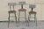 Industrial Late 20th Century Vintage Industrial Steel Metal Drafting Work Stools Chairs - Group Set of 6 For Sale - Image 3 of 12