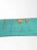 Turquoise Antique Painted Rush Seat Chair For Sale - Image 8 of 9