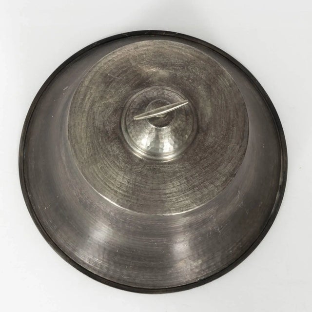 Contemporary Large Tin Tray With Lid For Sale - Image 3 of 10