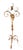 1950s Vintage Floor Lamp in Wrought Iron, 1950s For Sale - Image 5 of 8
