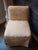 Traditional Late 20th Century Traditional Grandmillennial Skirted Slipper Chair in Pale Yellow Matelassé For Sale - Image 3 of 4