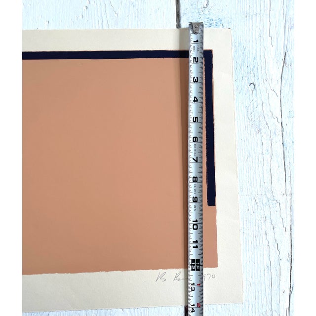 Mid-Century Modern Barbara Beck 1970 Mid Century Modern Screen Print, Edition of 20 - Signed/Dated/Unframed For Sale - Image 3 of 6