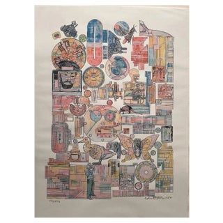 Eduardo Paolozzi, Where Reality Lies, 1982, Silkscreen For Sale