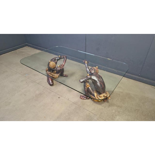 Vintage Sculptural Figure Coffee Table, 1960s For Sale - Image 9 of 16