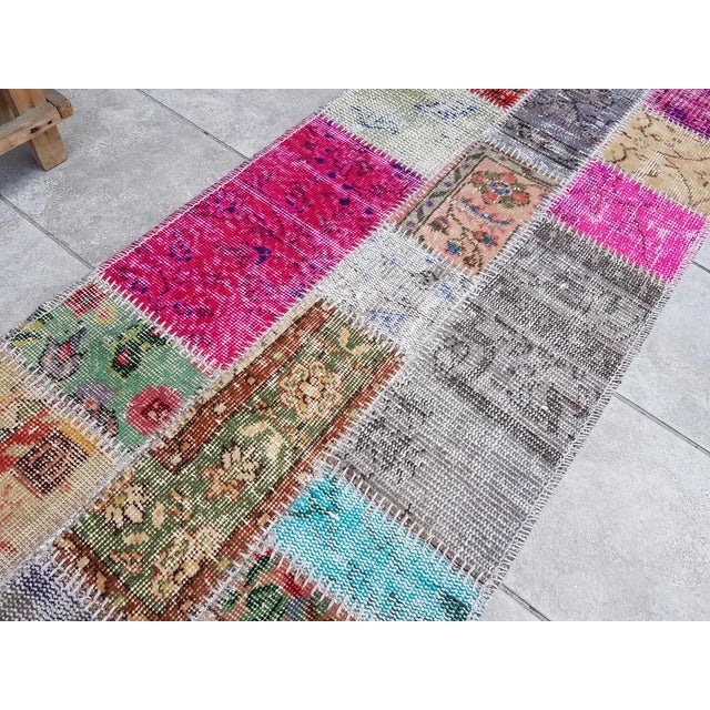 1960s Turkish Anatolian Decorative Runner For Sale - Image 4 of 10