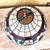 Art Nouveau Vintage Tiffany-Style Fruit Stained Glass Hanging Pendant Shade For Sale - Image 3 of 18