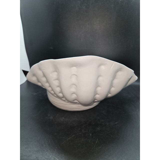 Nautical Vintage Holiday-Themed Seashell-Shaped Italy Dish For Sale - Image 3 of 5