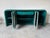Mid-Century Modern 1980s Postmodern Green Lacquer Four-Door Sideboard / Credenza For Sale - Image 3 of 18