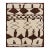 Rug & Kilim’s Moroccan Style Rug in Beige and Chocolate Brown Geometric Pattern For Sale