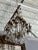 1970s Large Greek Key Brass Chandelier For Sale - Image 4 of 8