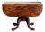 Antique American Empire Drop Leaf Table With Great Eagle Carved Feet C. 1840 For Sale
