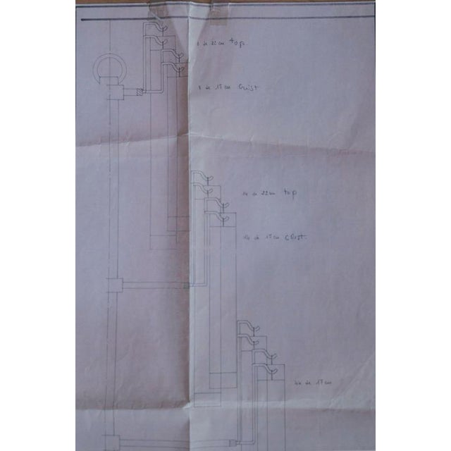 Large Water Drop Chandelier from Veronese, 1970s For Sale - Image 12 of 15