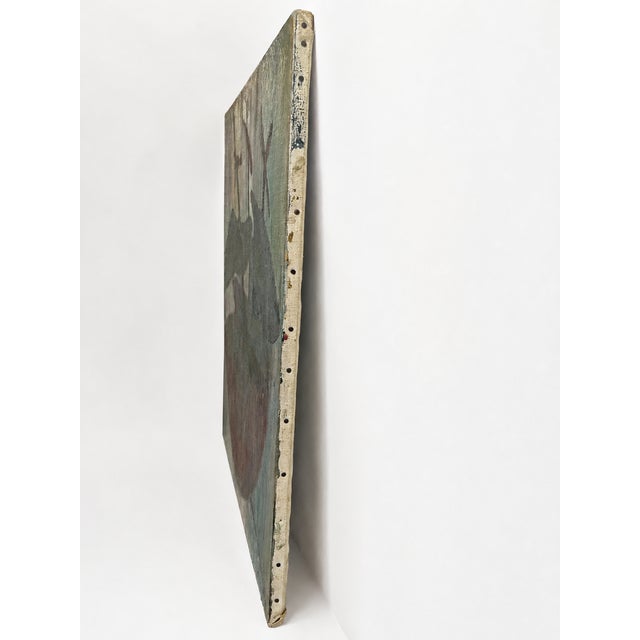 Yvonne Grauer, Flowers in a Gourd, 1960s, Oil Painting For Sale - Image 6 of 8