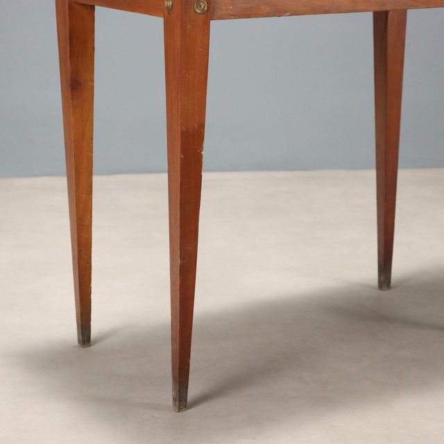 Wood Directoire Coffee Table in Cherry For Sale - Image 7 of 9
