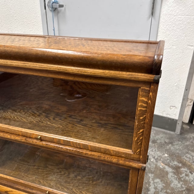 Globe-Wernicke Two Stack Barrister Bookcase, Circa 1930's For Sale - Image 10 of 12