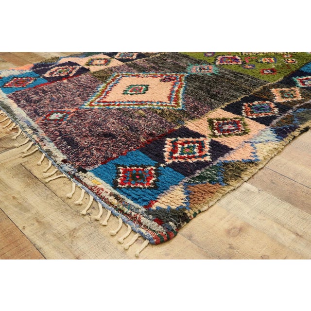 Textile Vintage Berber Moroccan Rug - 04'00 x07'08 For Sale - Image 7 of 10