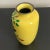 Asian Yellow Cloisonne Enamel Rose Metal Vase For Sale - Image 9 of 13