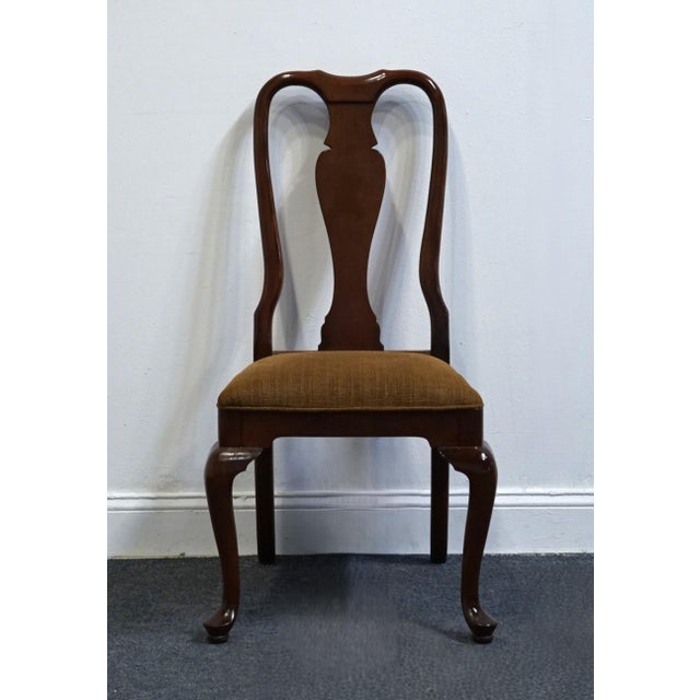Hickory White Hickory White Solid Mahogany Traditional Queen Anne Style Splat Back Dining Side Chair For Sale - Image 4 of 8