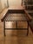 Mid-Century Modern Italian Side Table with Newspaper Rack and Glass Base, 1950s For Sale - Image 3 of 9