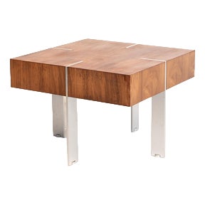 Vintage Postmodern Side Table For Sale