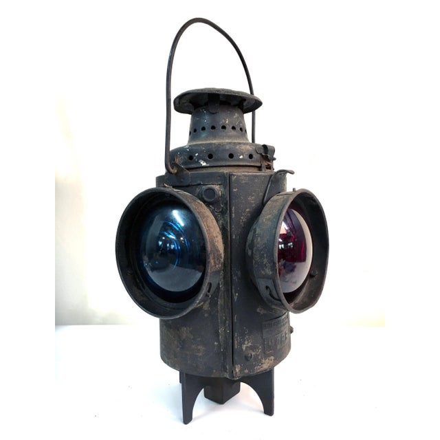 Metal Peter Gray & Sons Railroad Switch Lantern - Michigan Central Railroad For Sale - Image 7 of 12