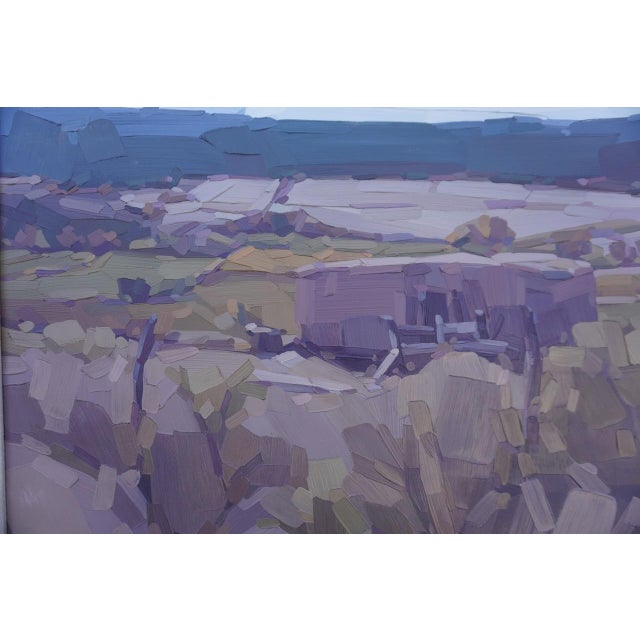 Abstract Mick Shimonek - Castle of Clay 1982 -Oil on Canvas For Sale - Image 3 of 8