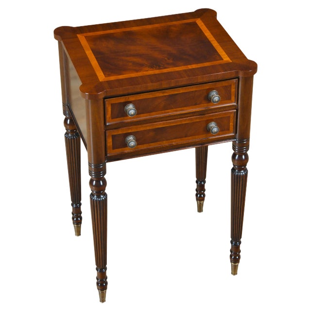 Traditional Mahogany Sheraton End Table Chairish
