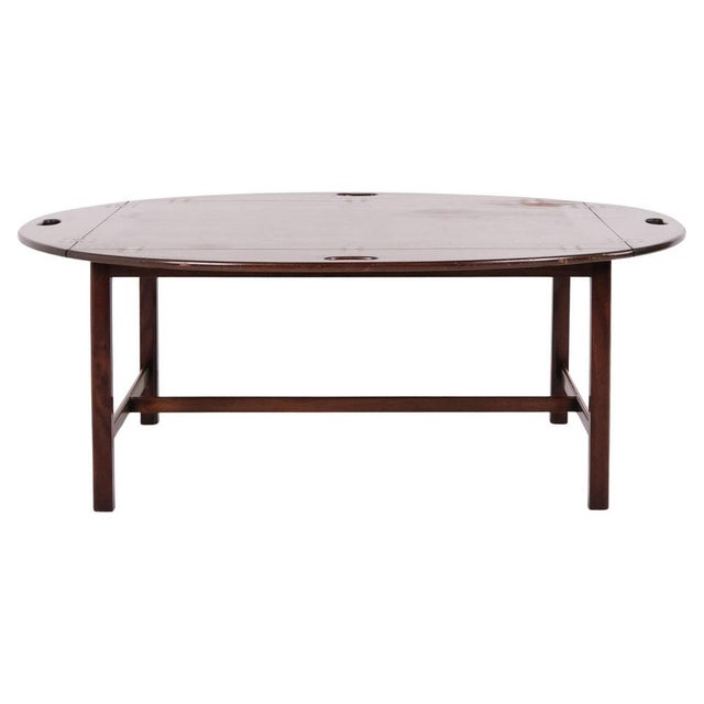 Vintage Coffee Table in Mahogany with Brass Fittings, 1930s For Sale - Image 12 of 12