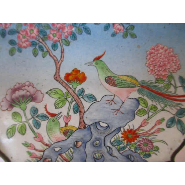 Antique Chinese Enameled Canton Cachepot For Sale - Image 9 of 9