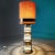Chrome Floor Lamp with Fabric Lampshade from Star Leuchten, 1970s, in Very Good conditions. Designed 1970 to 1979 This...