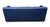 Navy Blue 1960s Hollywood Regency Navy Blue Button-Tufted Leather Sofa For Sale - Image 8 of 13