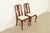 Henkel Harris Henkel Harris Queen Anne Solid Cherry Wood Side Chairs or Dining Chairs, Pair For Sale - Image 4 of 14
