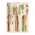 Vertical Streak Abstract Hand-Knotted Moroccan Wool Rug | 10'0" X 7'7" | One of a Kind For Sale