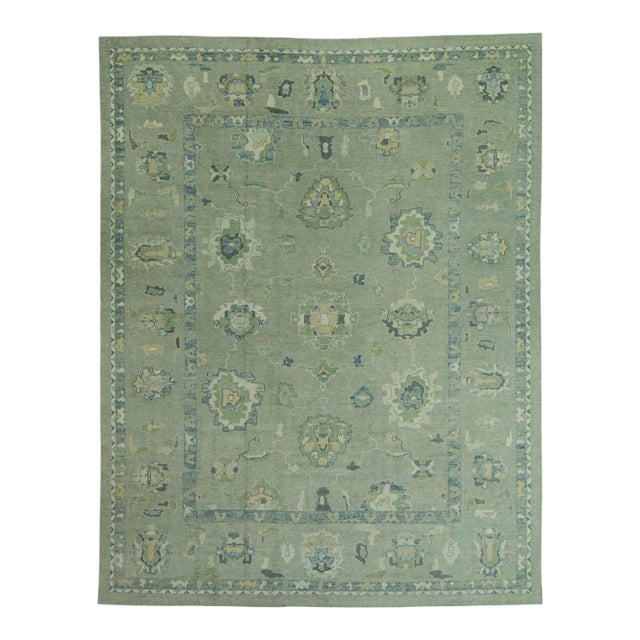 Turkish Oushak Rug 11'11" x 15'3" #19058 For Sale